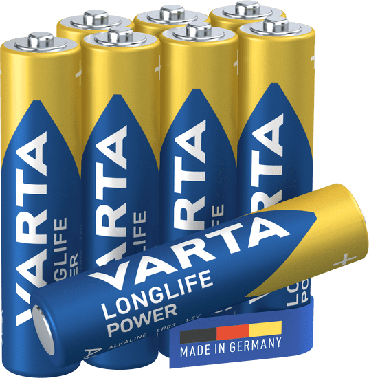 Varta baterije Longlife Power 6+2 AAA 4903121428, 6+2 kosov