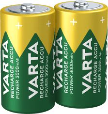 Varta polnilna baterija Power 2 C 3000 mAh R2U 56714101402, 2 kosa