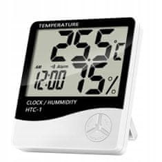 ER4 Digitalni termometer higrometer vremenska postaja ura