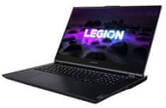 Lenovo Legion 5 gaming prenosnik, R7 5800H, 17,3FHD, 16GB/SSD1TB, RTX3060, DOS, moder (82JY007GSC)