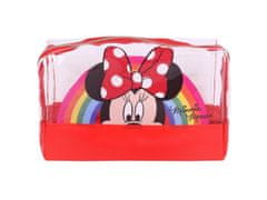 Disney Minnie Mouse Kozmetična torbica, prozorna + sponke, elastike 