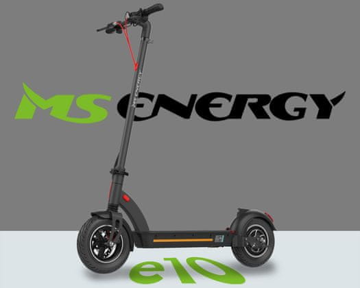 MS Energy e10 – praktičen in mobilen e-skiro!