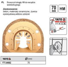 YATO OKROGLO REZILO ZA VEČNAMENSKO ORODJE HM