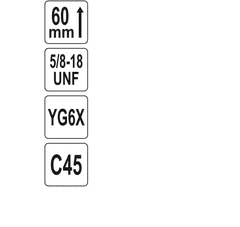 YATO TCT 38 mm 5/8" UNIVERZALNA VRTINA