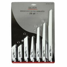 shumee ŽAGA LIST ZA ŽAGO 28 kos / SREBRN