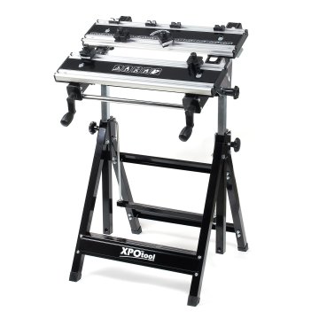 Wiltec PRO ALU nastavljiva zložljiva stolica – delovna miza 77-107cm