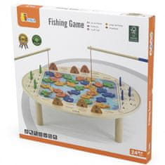 Viga Toys Lesena igra za lovljenje rib FSC