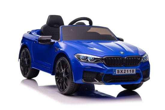 shumee BMW M5 modro vozilo na akumulator
