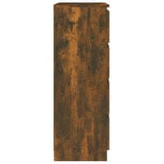 Vidaxl Komoda dimljeni hrast 60x35x98,5 cm konstruiran les