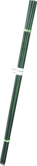 Palica za orhideje 5 mm, 50 cm - 10 kosov bambusova zelena/rjava