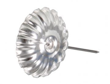 Dekorativni srebrni svečnik d4cm