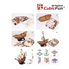 CubicFun 3D sestavljanka Ladja Santa Maria 113 kosov
