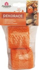 Rosteto Jutni trak 4 cm x 3 m - oranžna - 2 kosa