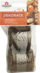 Rosteto Jutni trak 4 cm x 3 m - rjav - 2 kosa