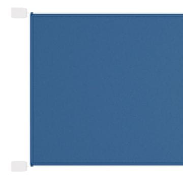 Vidaxl Vertikalna markiza modra 100x600 cm tkanina oxford