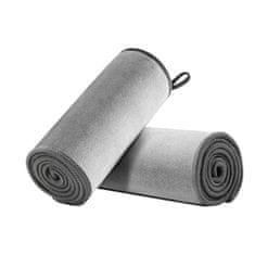 BASEUS Brisača za sušenje avtomobila iz mikrovlaken 40x40cm siva - SET 2.