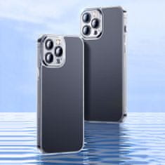 BASEUS Etui pokrowiec do iPhone 13 Pro sztywna obudowa z żelową ramką czarny