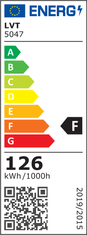 master LED LED delovna svetilka 10-60V IP67 126W 42 LED 6000K kvadratna