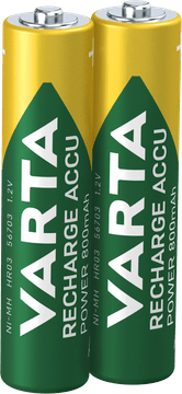 Varta Power 2 AAA 800 mAh R2U polnilna baterija 56703101402, 2 kosa