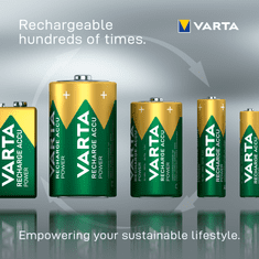 Varta Recharge Accu Power AA 2600 mAh, R2U polnilna baterija, 4 kosi (56706101404)