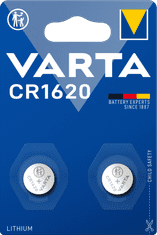 Varta CR 1620 2pack 6620101402 litijeva baterija, 2 kosa