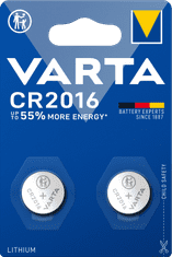 Varta CR 2016 2pack litijeva baterija, 2 kosa (6016101402)
