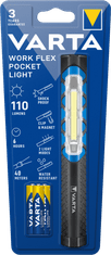 Varta Work Flex Pocket Light ročna svetilka, 110 lm, črna