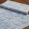 ZERIA HOME Kopalniške preproge STONE svetlo modra, set 60x100 + 60x50 cm.