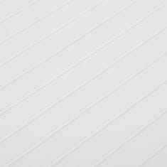 Vidaxl Vrtna miza 150x90x72 cm PP bela