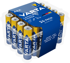 Varta 4903121124 Longlife Power 24 AAA (Clear Value Pack) baterije, 24