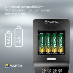 Varta LCD Ultra Fast Charger+ polnilec za baterije (57685101441)