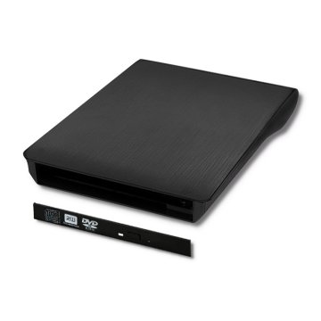 Ohišje/ležišče za optični pogon Qoltec CD/DVD SATA | USB 2.0 | 12,7 mm | vgrajen kabel