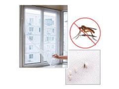 Verkgroup Univerzalni okenski komarnik – mreža proti komarjem 130x150cm bel