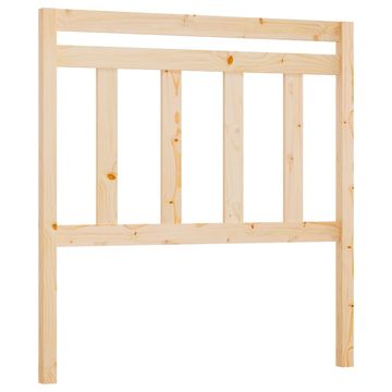 Vidaxl Posteljno vzglavje 81x4x100 cm trdna borovina