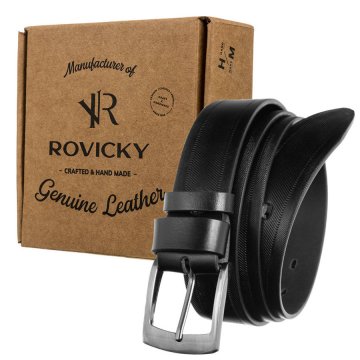 Rovicky Moška usnjena pasna spona za obleko - Rovicky
