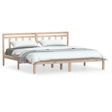 Vidaxl Posteljni okvir 180x200 cm trden les