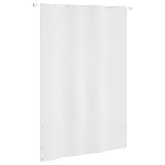 Vidaxl Balkonsko platno belo 160x240 cm tkanina Oxford
