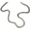 Brezčasna jeklena dvobarvna ogrlica DX1355931