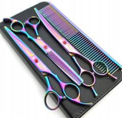 Korbi Frizerski Set Škarij z Etuijem 7,0 - Nerjaveče jeklo