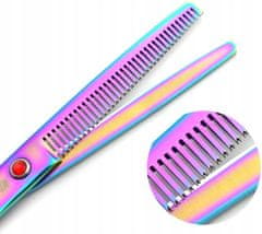 Korbi Frizerski Set Škarij z Etuijem 7,0 - Nerjaveče jeklo