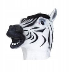 Korbi Profesionalna Lateks Maska Zebra Glava Zebre