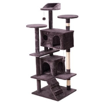 Ikonka Mačja praskalnica drevesna hiša mačja postelja 133cm