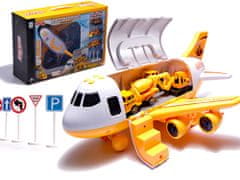 Ikonka Transportno letalo + 3 gradbena vozila