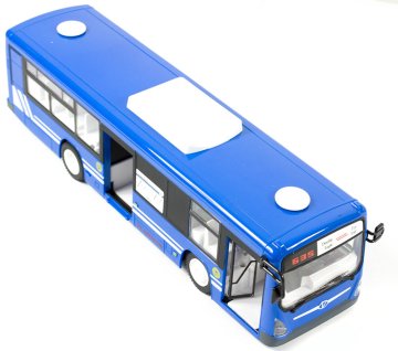Ikonka Daljinsko vodeni RC avtobus z vrati modre barve