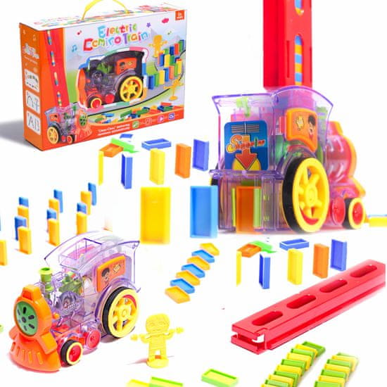 WOWO Domino Puzzle Train - prozorna lokomotiva Domino Puzzle Train
