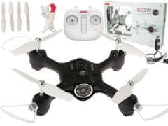 WOWO Dron s kamero - Syma X23W Black daljinsko voden dron s kamero 2,4 GHz 4CH FPV Wi-Fi RC