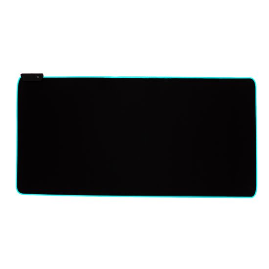 Ikonka RGB namizna podloga za miško 40 x 90 x 0,4 cm