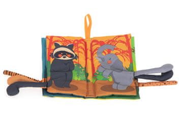 Ikonka Senzorična knjiga mehki živalski repi TUMAMA