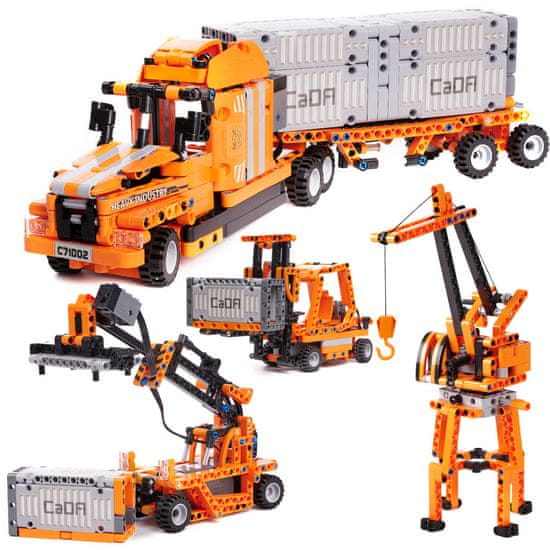 Ikonka CADA Bricks Transporter C71002W 10in1 634el.