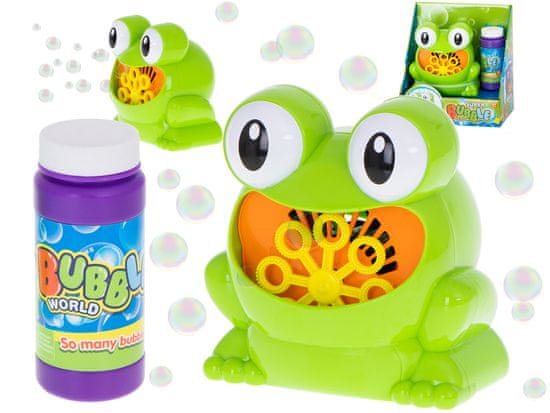 WOWO Liquid Frog Bubble Machine - Liquid Frog Bubble Machine - Milni mehurčki